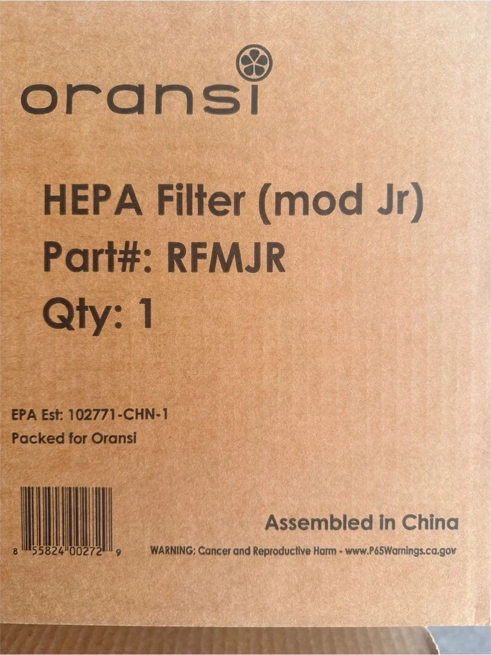 Oransi HEPA Filter (mod Jr) - RFMJR